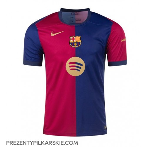 Stroje piłkarskie Barcelona Koszulka Podstawowej 2024-25 Krótki Rękaw